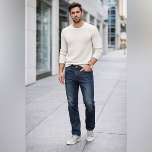 Michael Kors Grant Classic Fit Men’s Jeans Dark Wash Size 34x30 Straight Leg